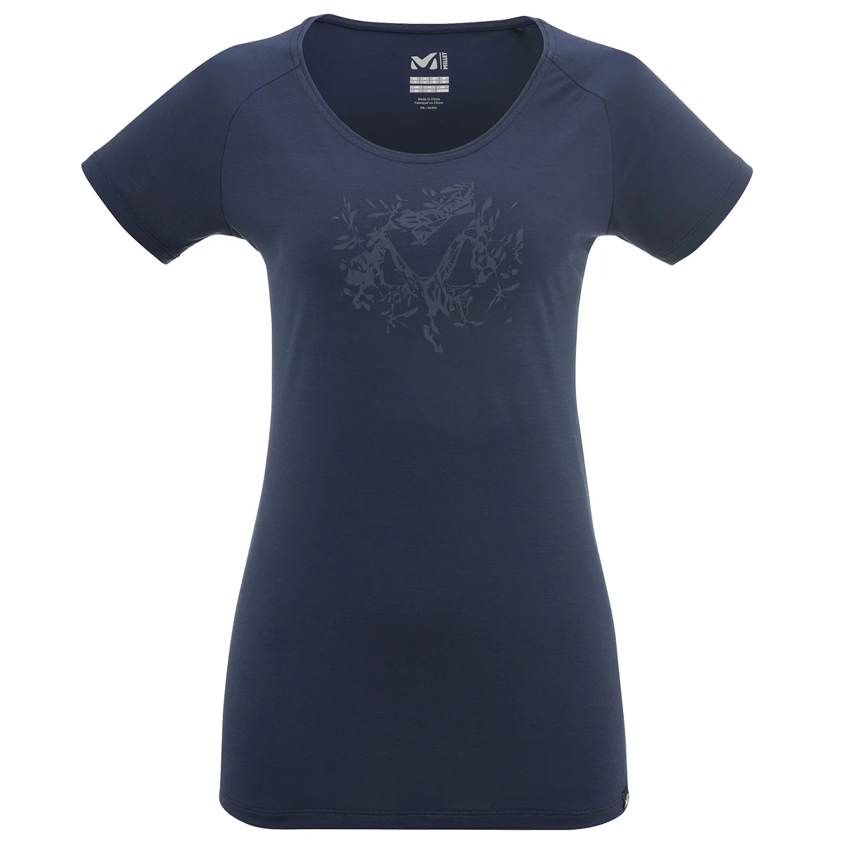 MILLET IMJA WOOL PRINT TS SS W SAPHIR  - Hiking T-shirt