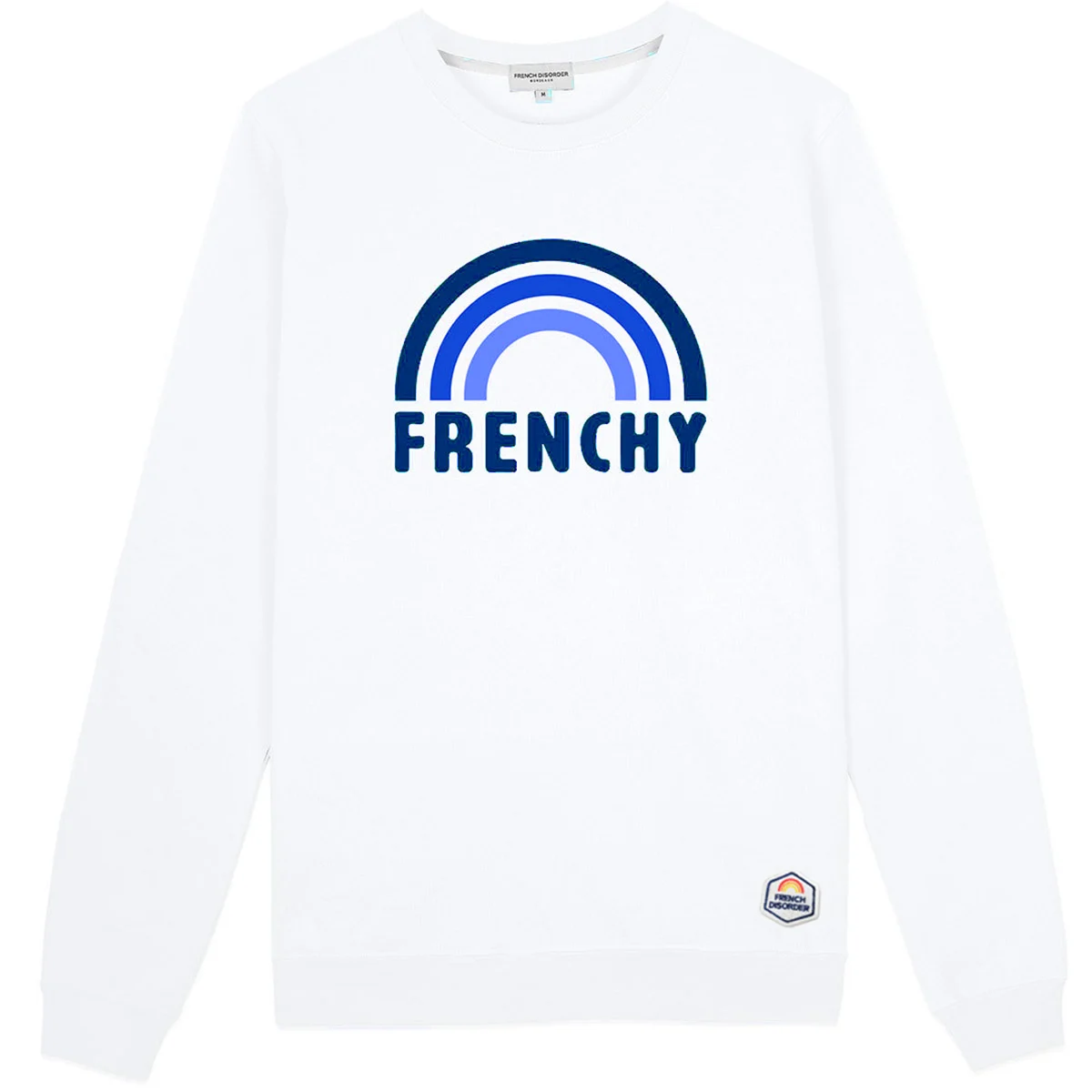 FRENCH DISORDER DYLAN FRENCHY WHITE/IMPERIAL BLUE  - Sweatshirt