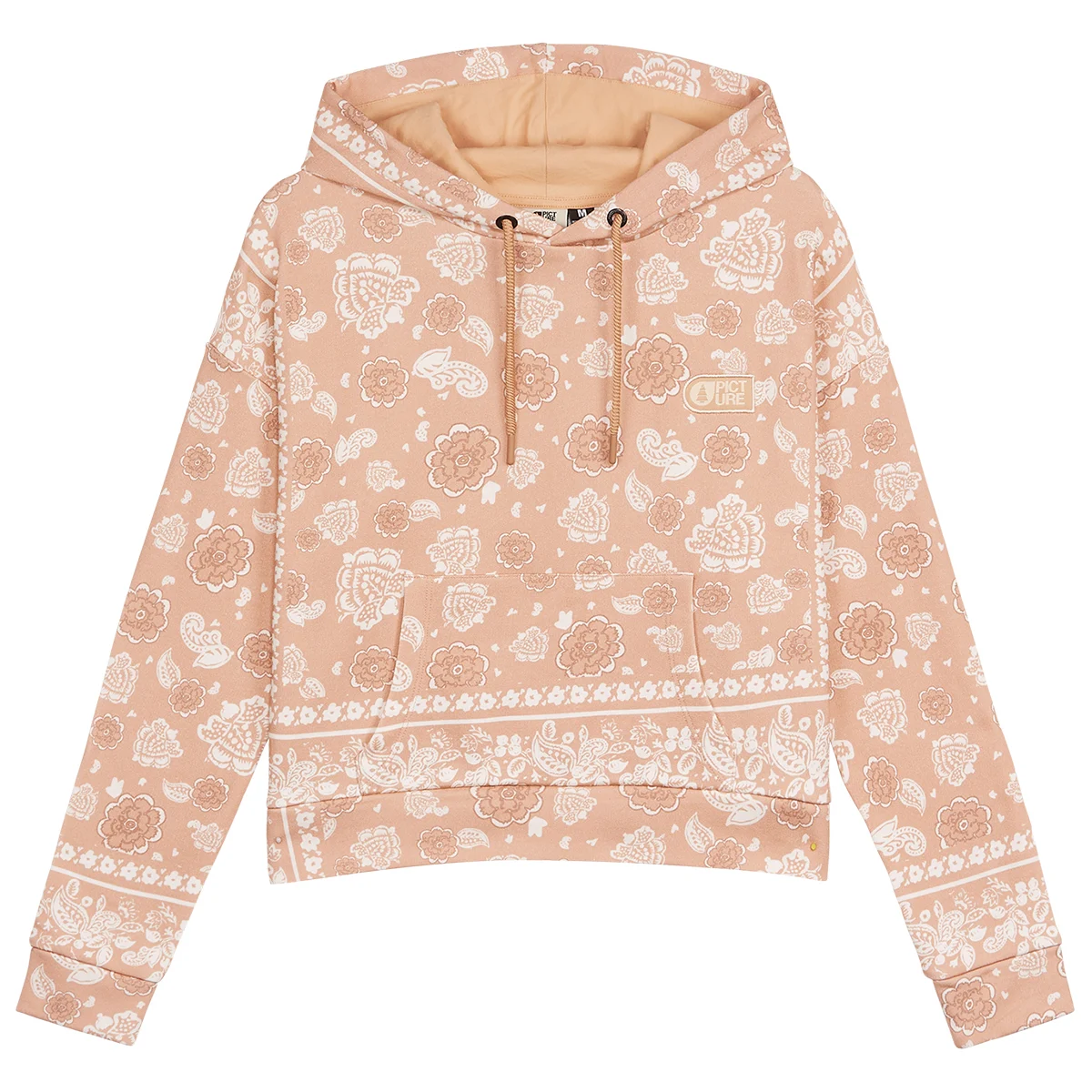 PICTURE NERIS CROP HOODIE W PAISLEY PRINT  - Sweatshirt
