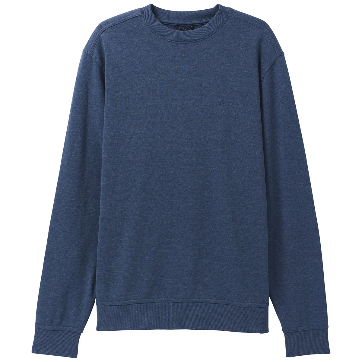 PRANA VINTAGE TERRY CREW DENIM HEATHER  - Sweatshirt
