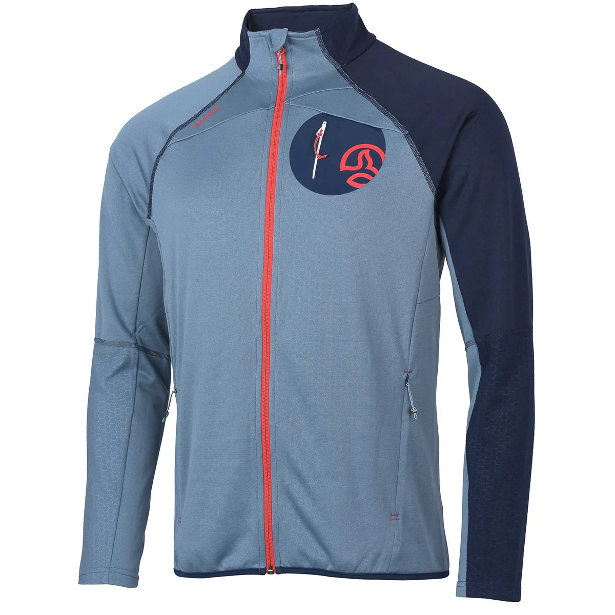 TERNUA RAKKER JKT M DEEP LAKE/DARK MARINE  - Hiking fleece jacket