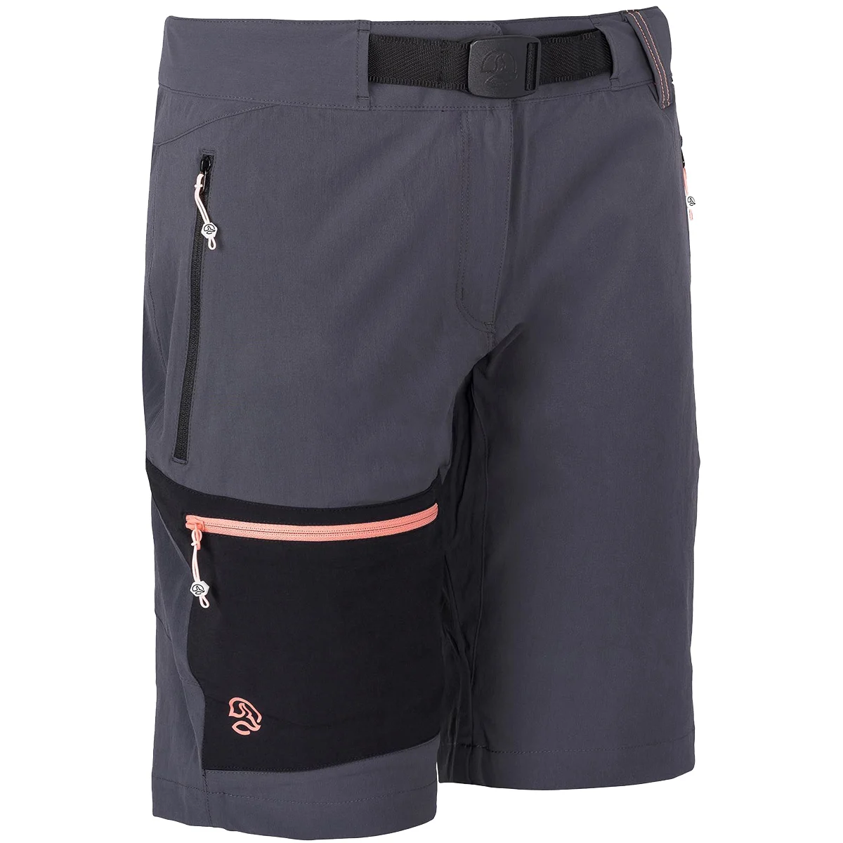 TERNUA MIKAS BMD W WHALES GREY/FRESH DUBARRY  - Hiking shorts