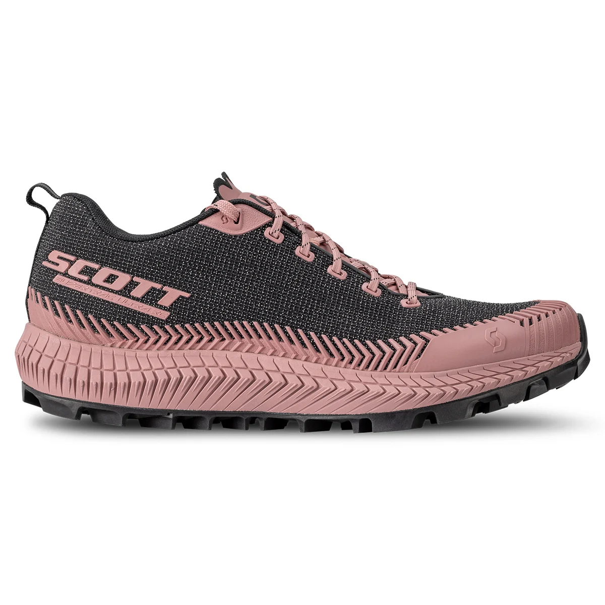 SCOTT W'S SUPERTRAC ULTRA RC BLACK/CRYSTAL PINK  - Trail running shoes