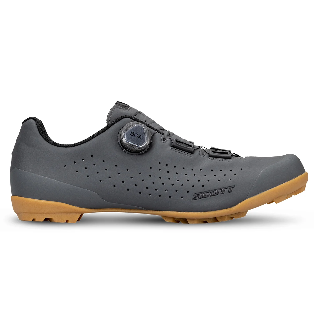 SCOTT GRAVEL PRO MATT GREY/BLACK  - Clipless mountain bike shoe