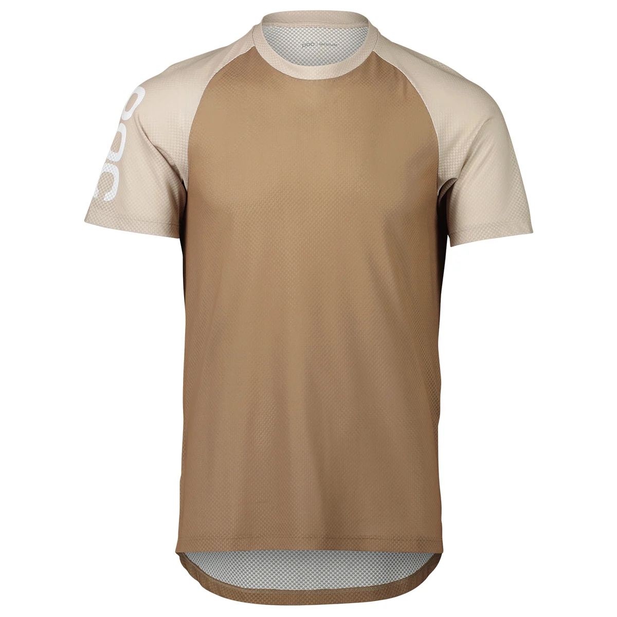 POC MTB PURE TEE JASPER BROWN/LT SANDSTONE BEIGE  - Mountain bike jersey