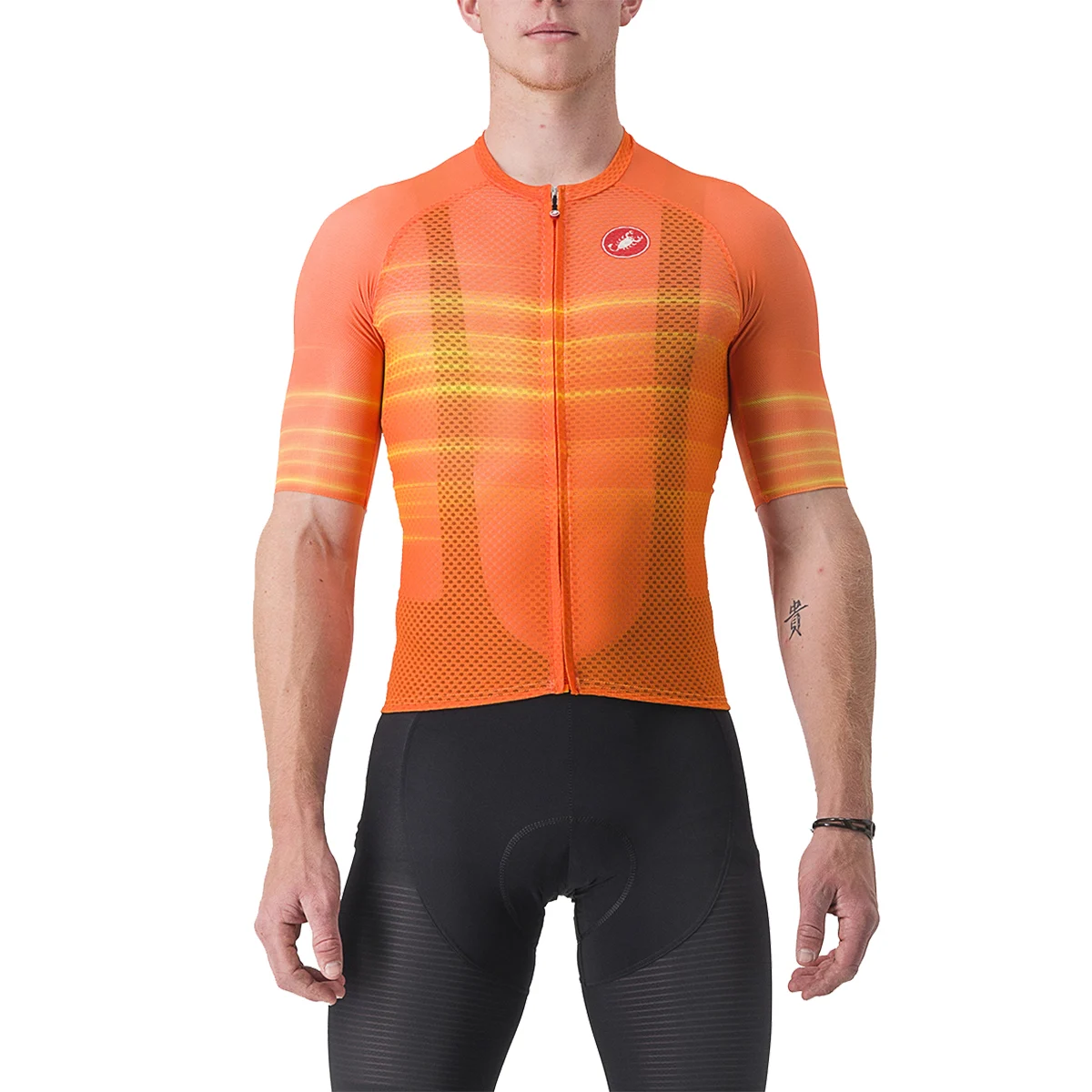 CASTELLI MAILLOT CLIMBER'S 3.0 SL2 ORANGE BRILLANT  - Cycling jersey