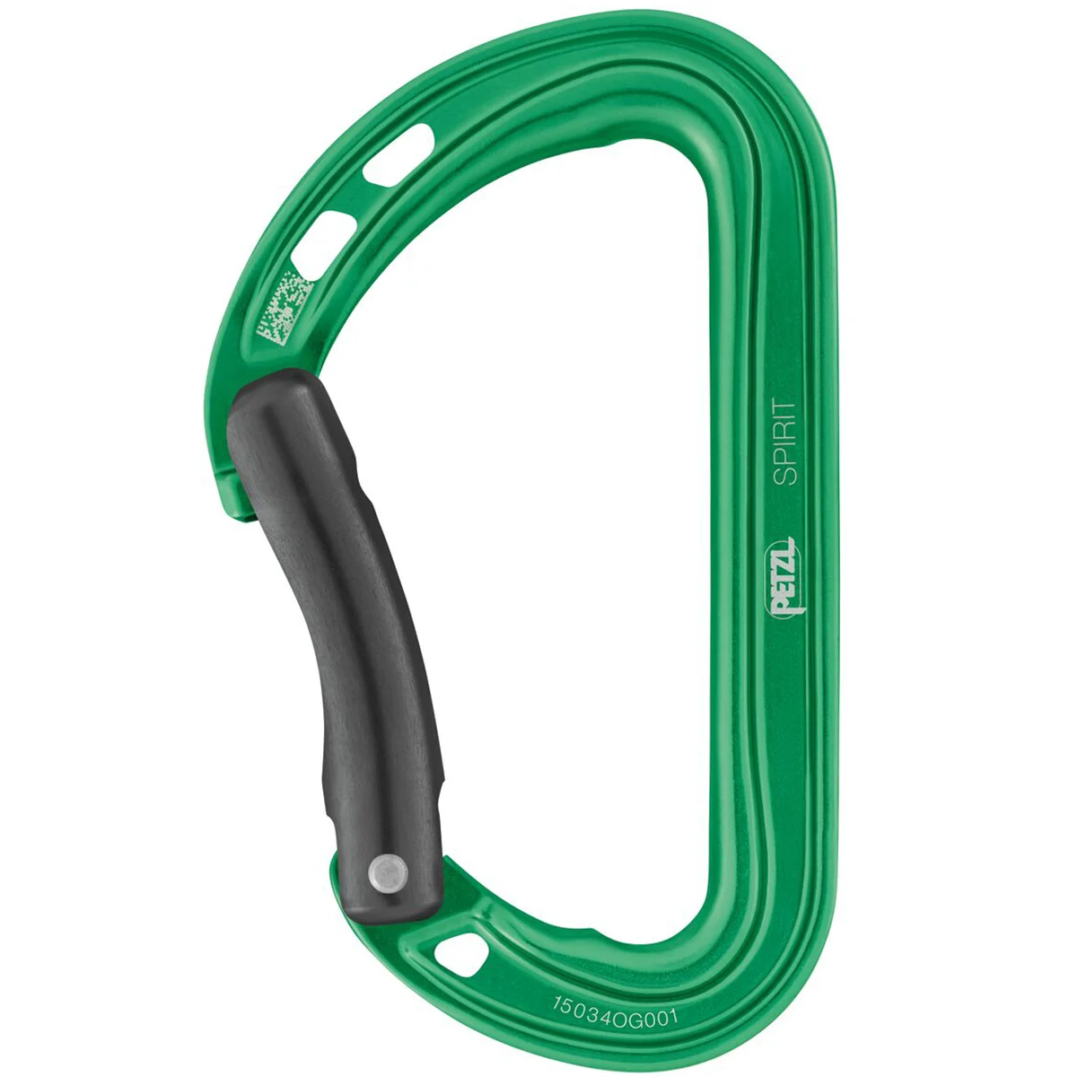 PETZL SPIRIT BENT GATE VERT  - Climbing carabiner
