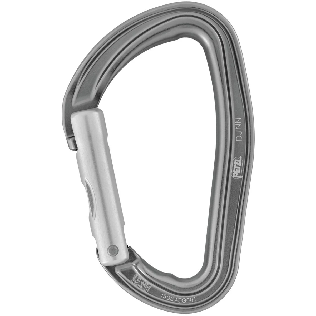 PETZL DJINN STRAIGHT GATE Unicolore  - Climbing carabiner