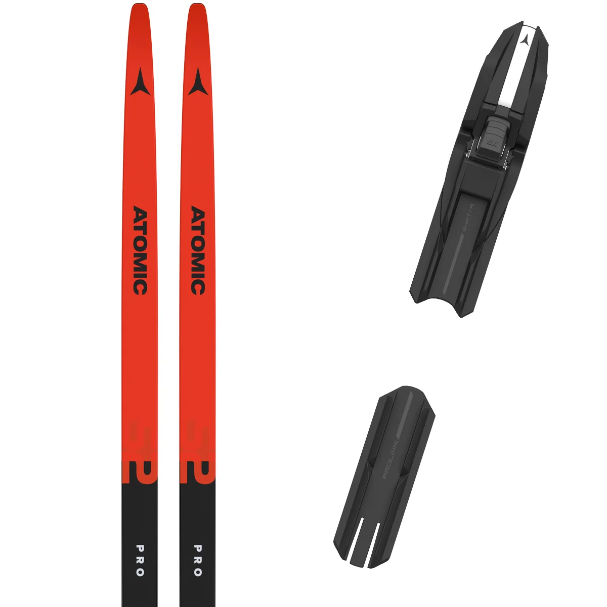 ATOMIC PRO S2 MED + PROLINK SH SK Unicolore  - Cross-country ski set