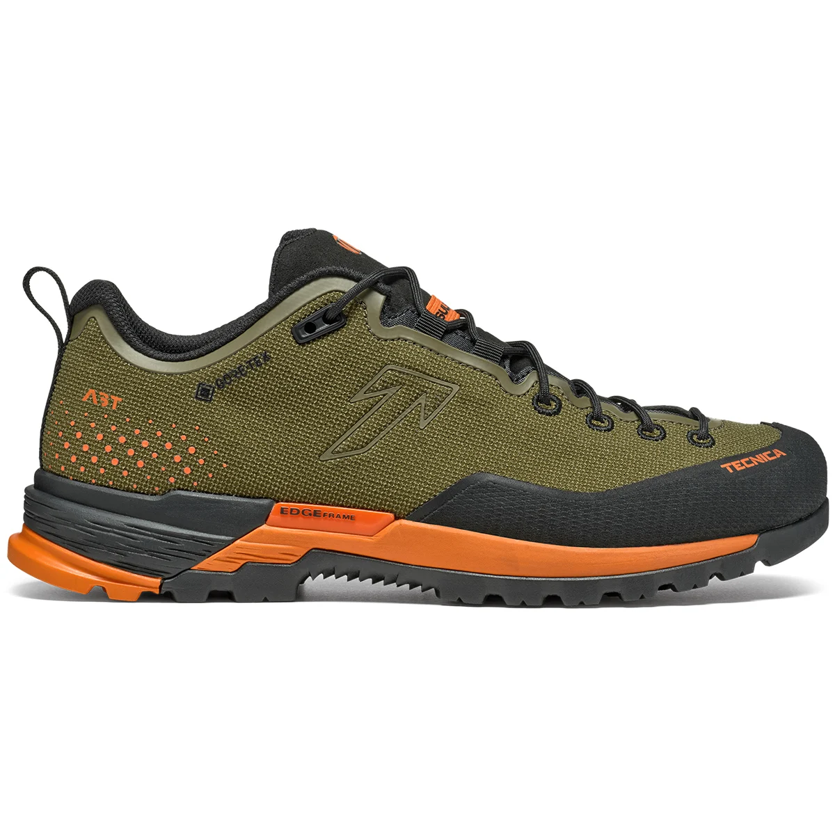 TECNICA SULFUR S GORE-TEX MS DK OLIVE/BR ORANGE  - Low-rise hiking boot