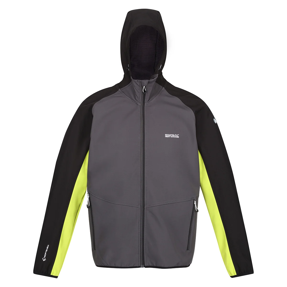 REGATTA AREC III DKGREY/BLACK  - Softshell hiking jacket