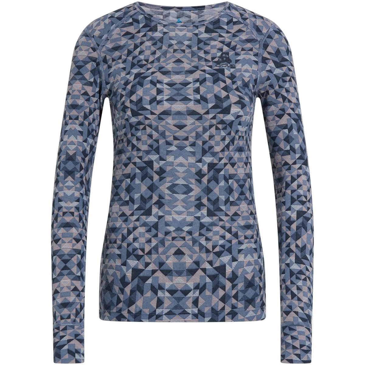 ODLO BL TOP CREW NECK LS ACTIVE WARM ECO W FOLKSTONE GRAY  - Thermal set