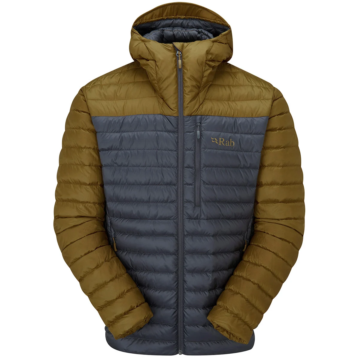 RAB MICROLIGHT ALPINE JACKET FOOTPRINT/GRAPHENE  - Hiking down jacket