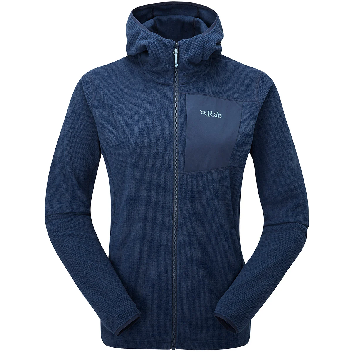 RAB TECTON HOODY W DEEP INK  - Hiking fleece jacket