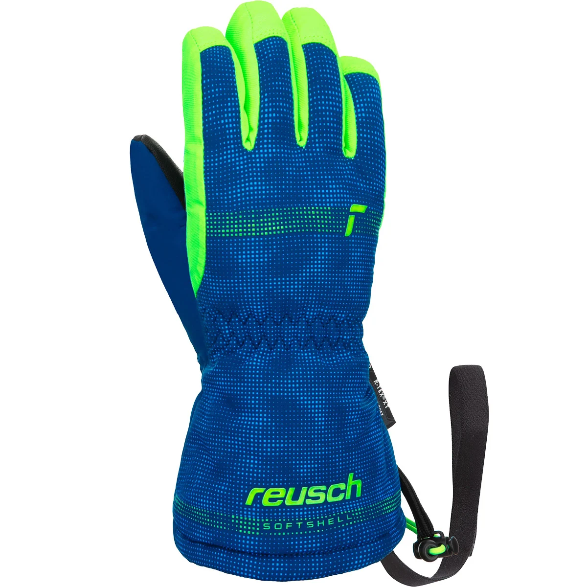 REUSCH MAXI R-TEX XT SURF THE WEB / GREEN GECKO  - Ski gloves