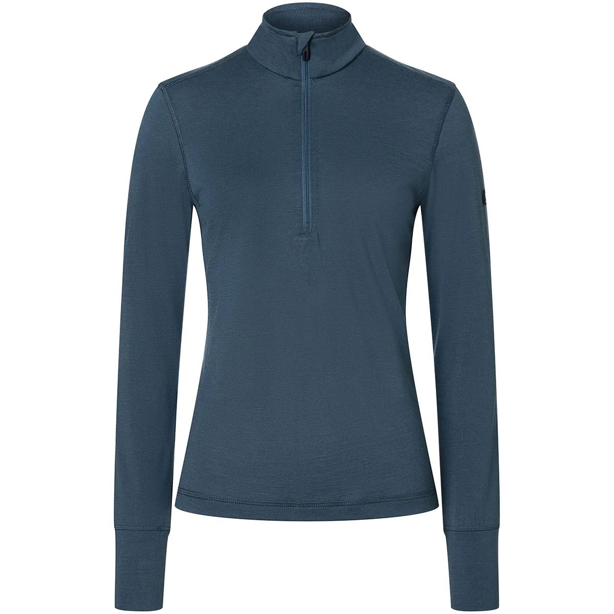 SUPER.NATURAL W TUNDRA175 ZIP 1/4 BLUEBERRY  - Thermal T-shirt