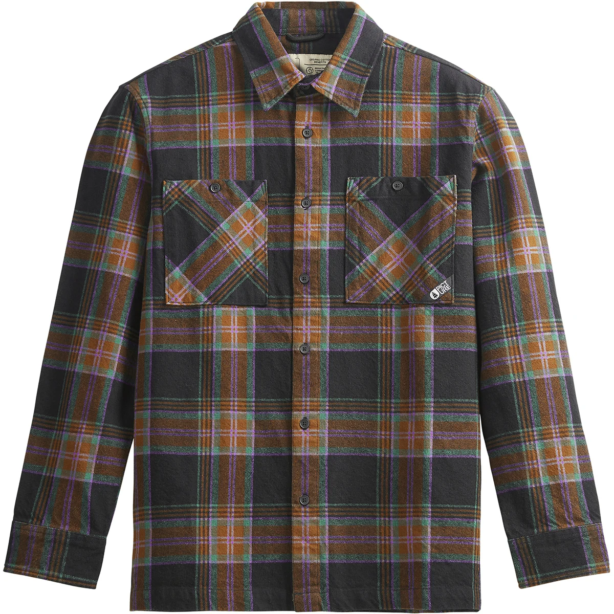 PICTURE RELOWA SHIRT PLAID PLAID BLACK  - Shirt