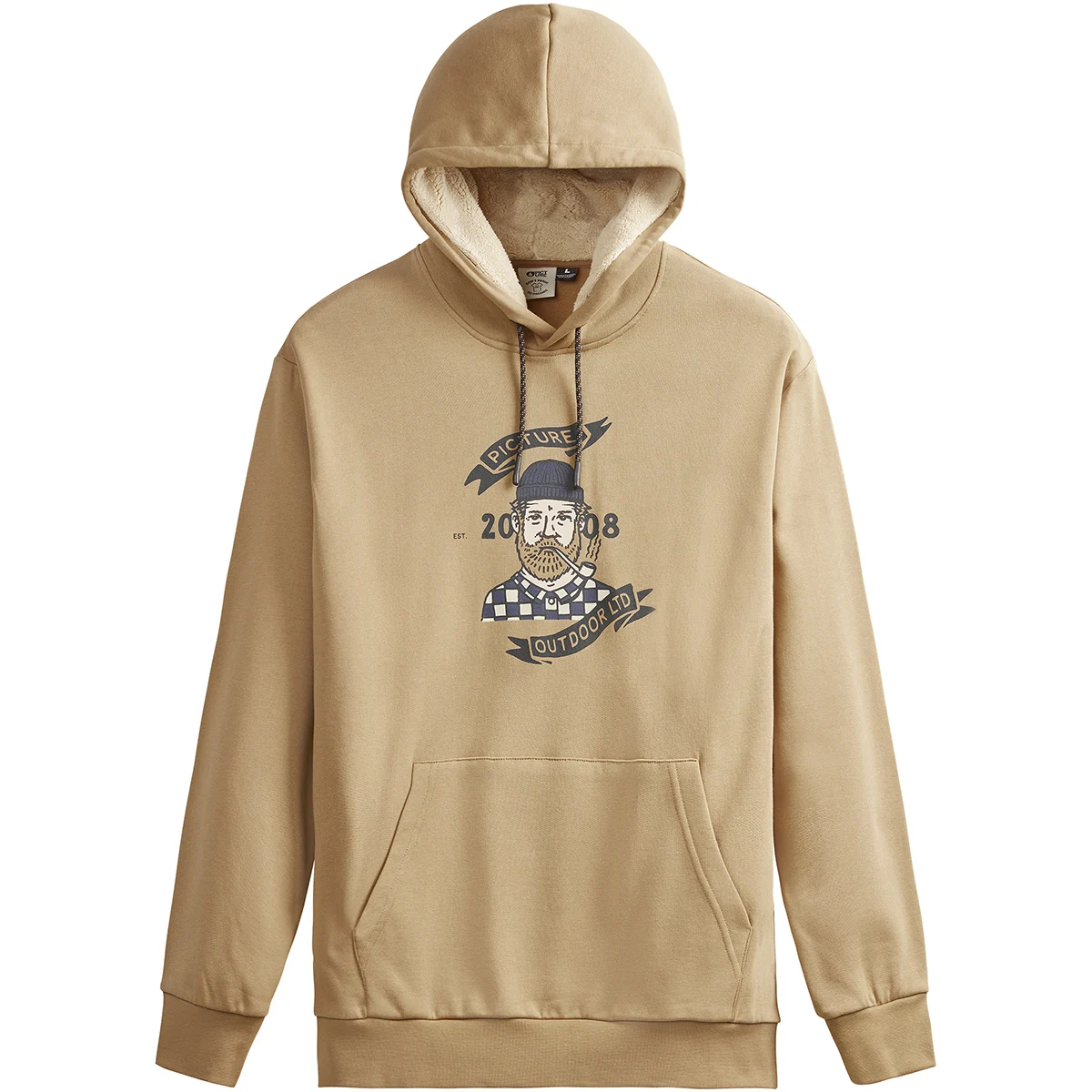 PICTURE CHUCHIE PLUSH HOODIE DARK STONE  - Sweatshirt