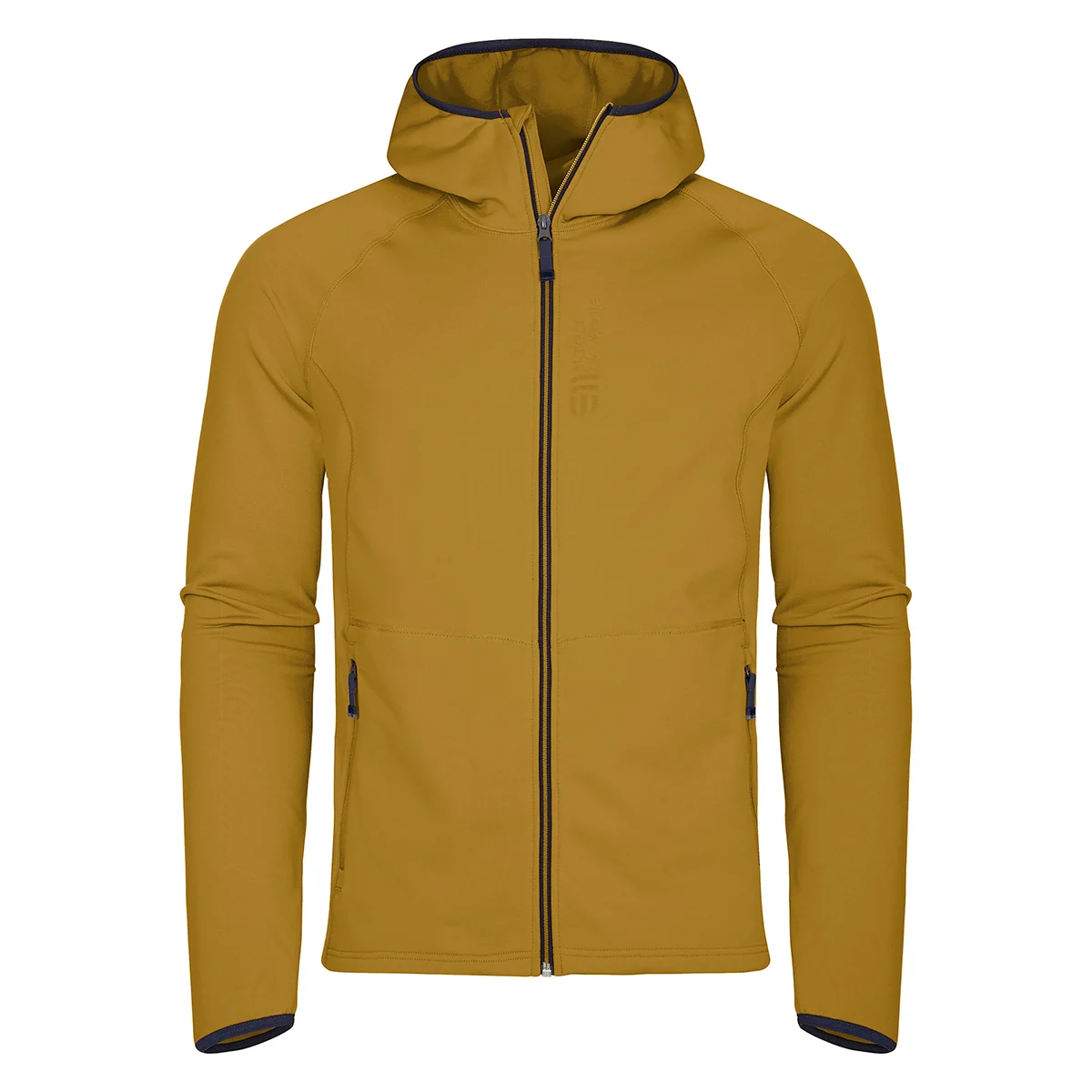 ELEVENATE M SKIERS HOOD MINERAL YELLOW  - Ski touring ski fleece jacket