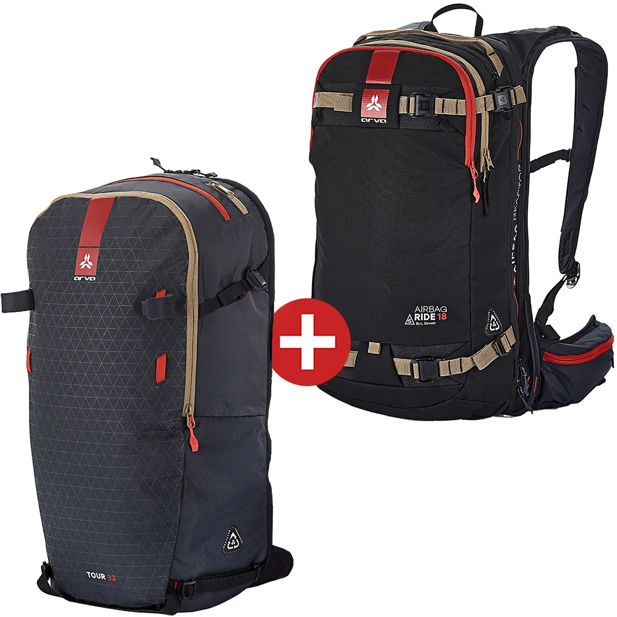 ARVA SWITCH MIXED BUNDLE (RIDE18 + TOUR32) Unicolore  - Airbag backpack