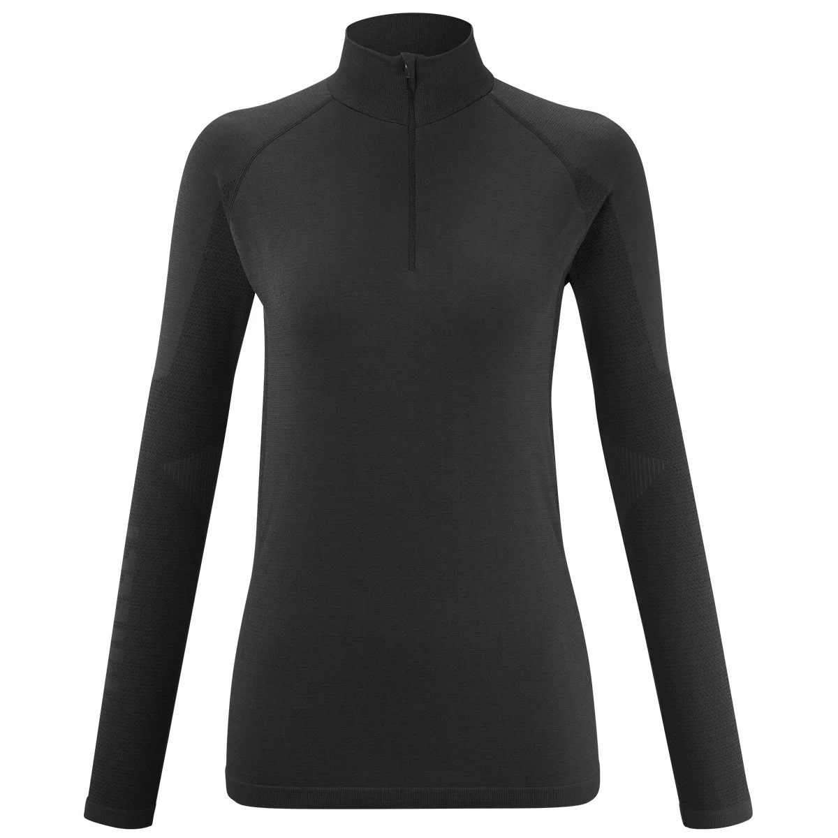 MILLET DRYNAMIC SOFT LS 1/2 ZIP BLACK  - Thermal T-shirt