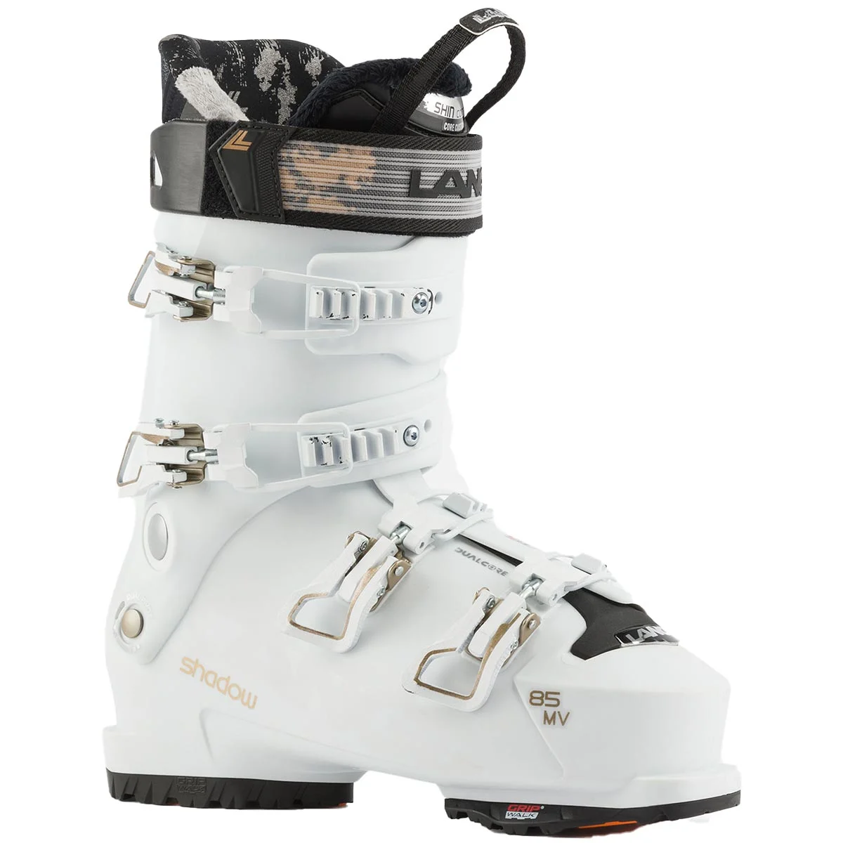 LANGE SHADOW 85 W MV GW WHITE/GOLD  - Alpine ski boots