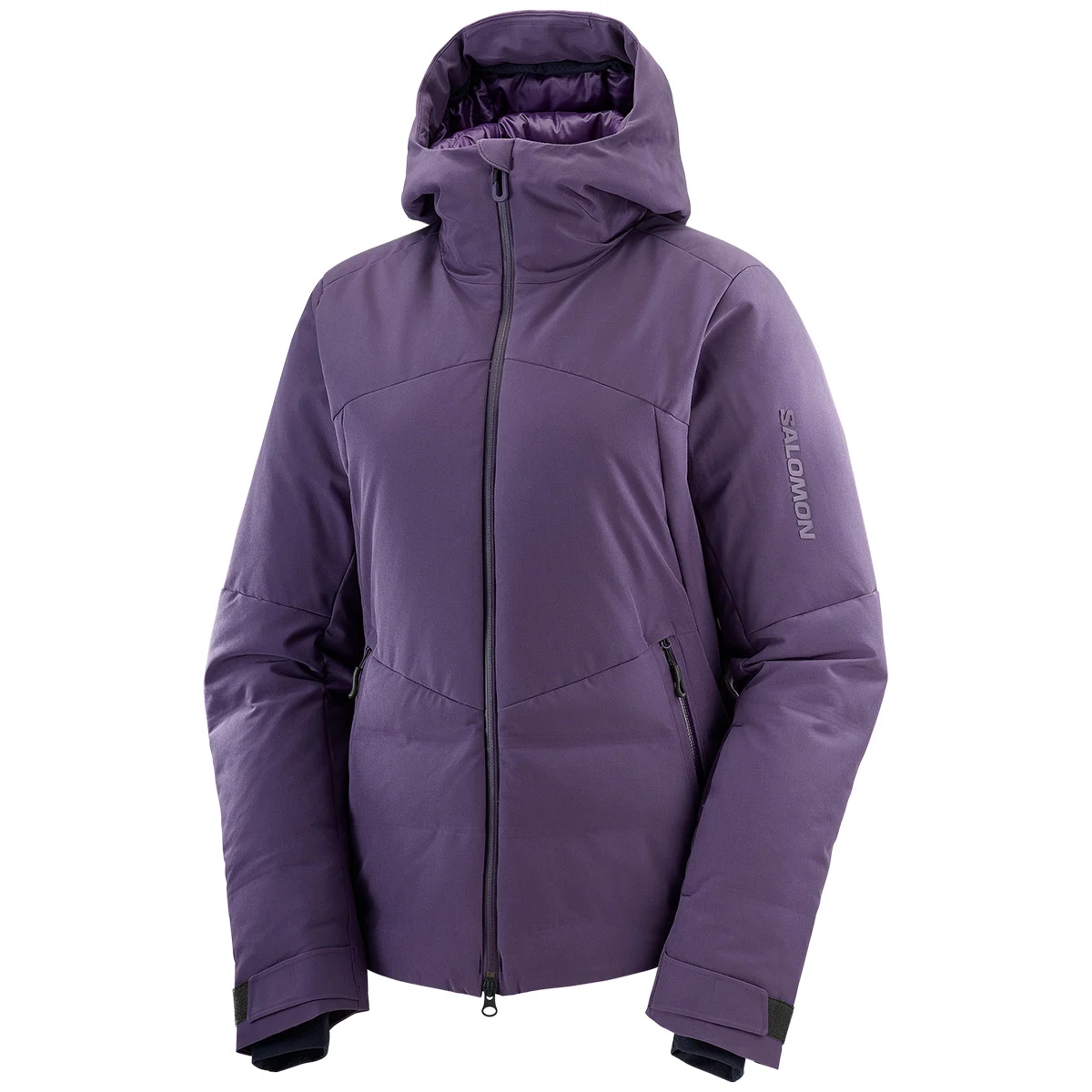 SALOMON ALPENFLOW DOWN JACKET W NIGHTSHADE  - Ski down jacket