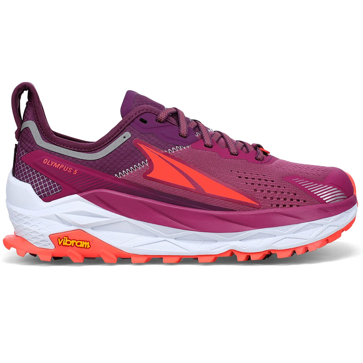 ALTRA OLYMPUS 5 W PURPLE/ORANGE  - Trail running shoes