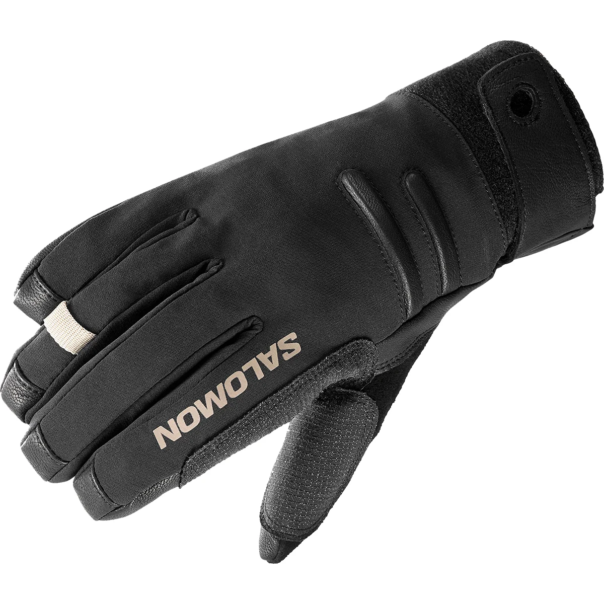 SALOMON MTN GORE-TEX GLOVE U DEEP BLACK/DEEP BLACK  - Ski gloves