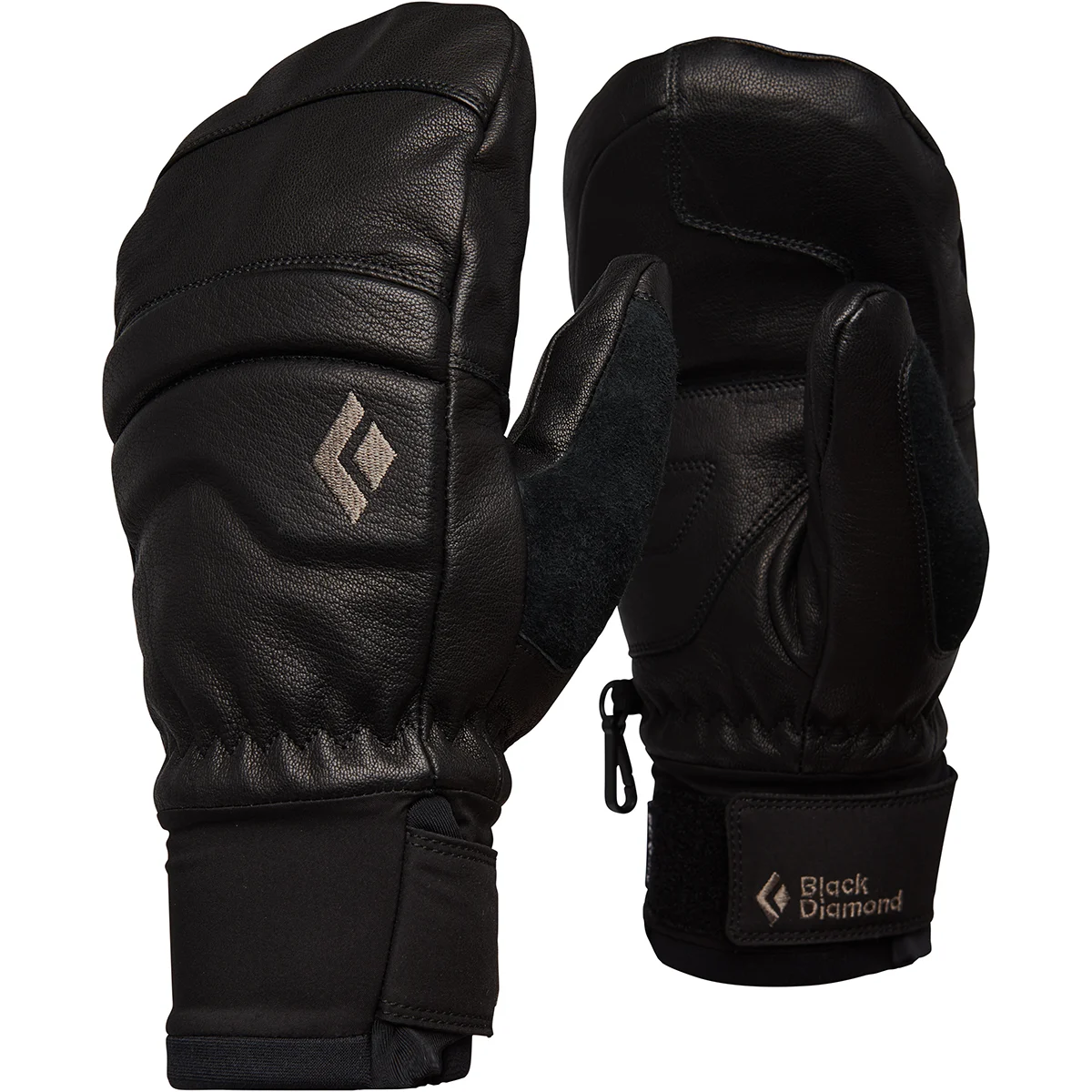 BLACK DIAMOND SPARK MITTS BLACK-BLACK  - Ski mittens