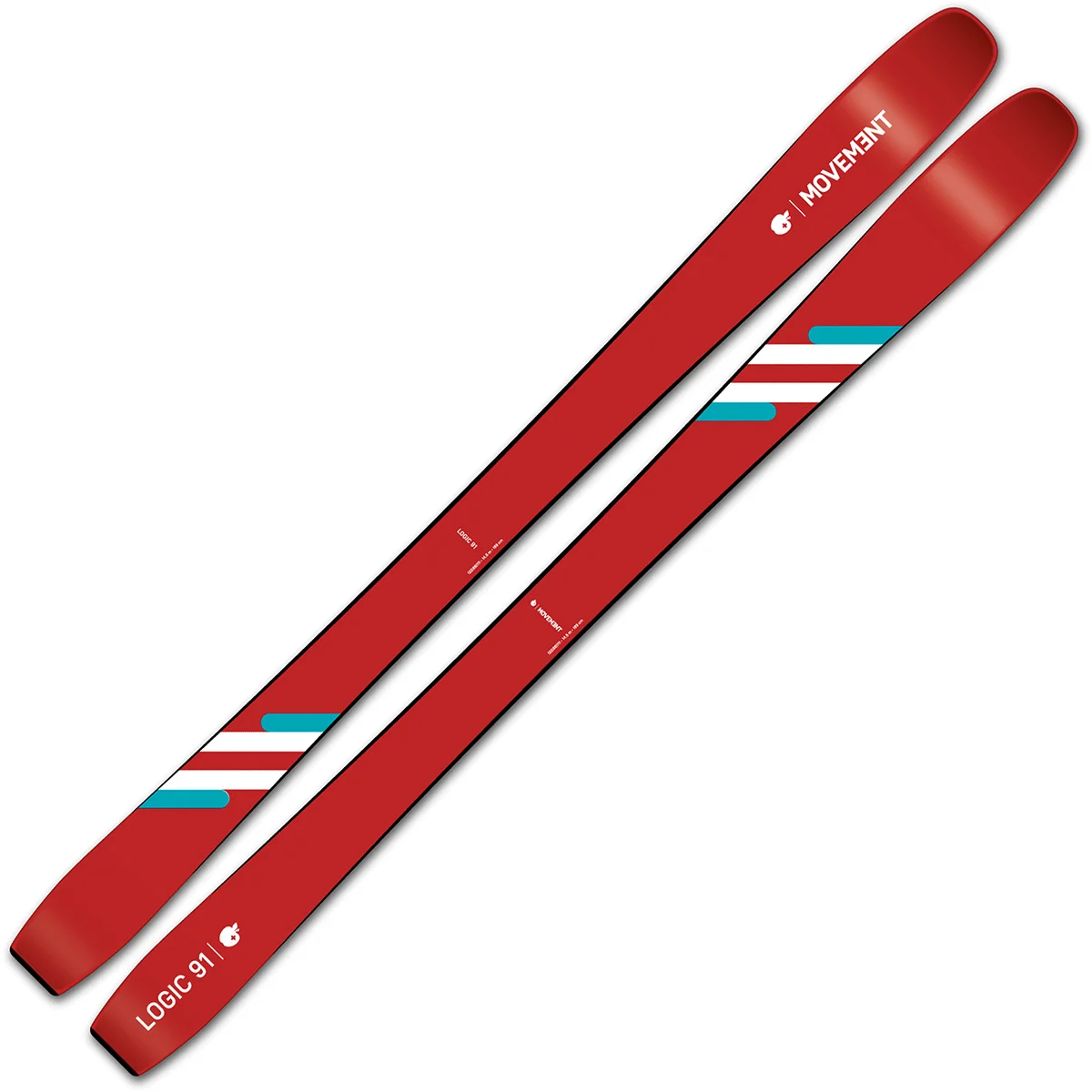 MOVEMENT LOGIC 91 RED/WHITE  - Ski touring
