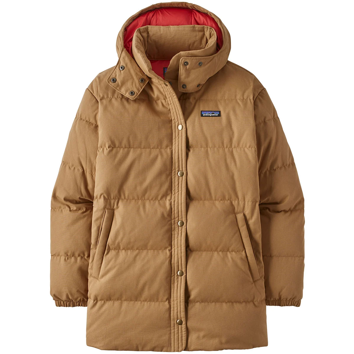 PATAGONIA W'S COTTON DOWN PARKA NEST BROWN  - Parka