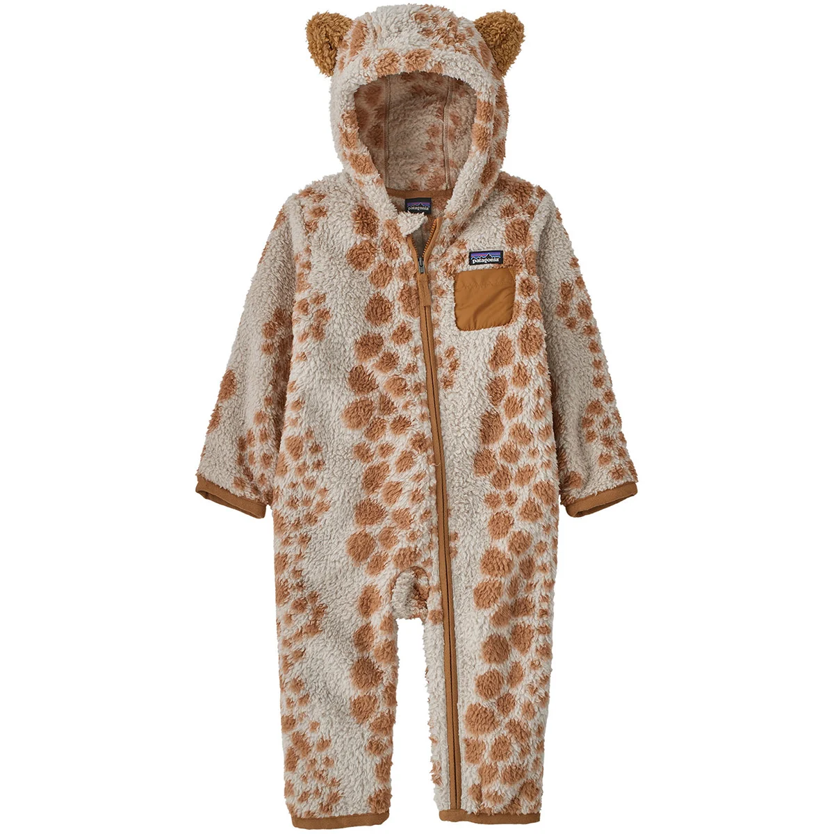 PATAGONIA BABY FURRY FRIENDS BUNTING VENADO/SHROOM TAUPE  - Ski suit