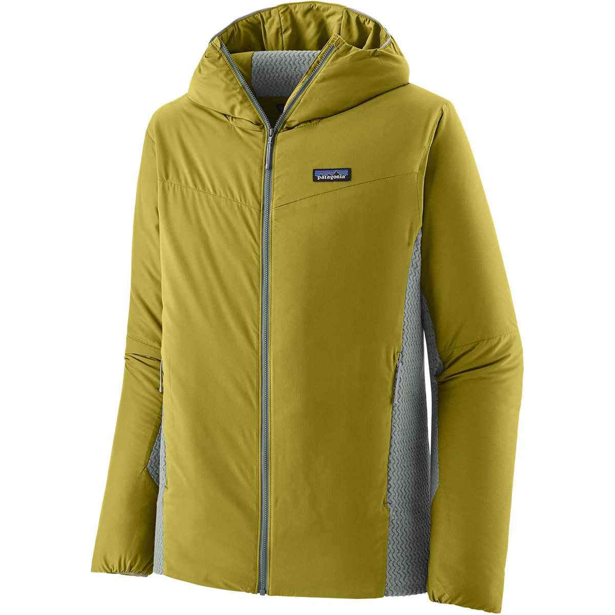 PATAGONIA M'S NANO-AIR LIGHT HYBRID HOODY SHRUB GREEN  - Hiking down jacket
