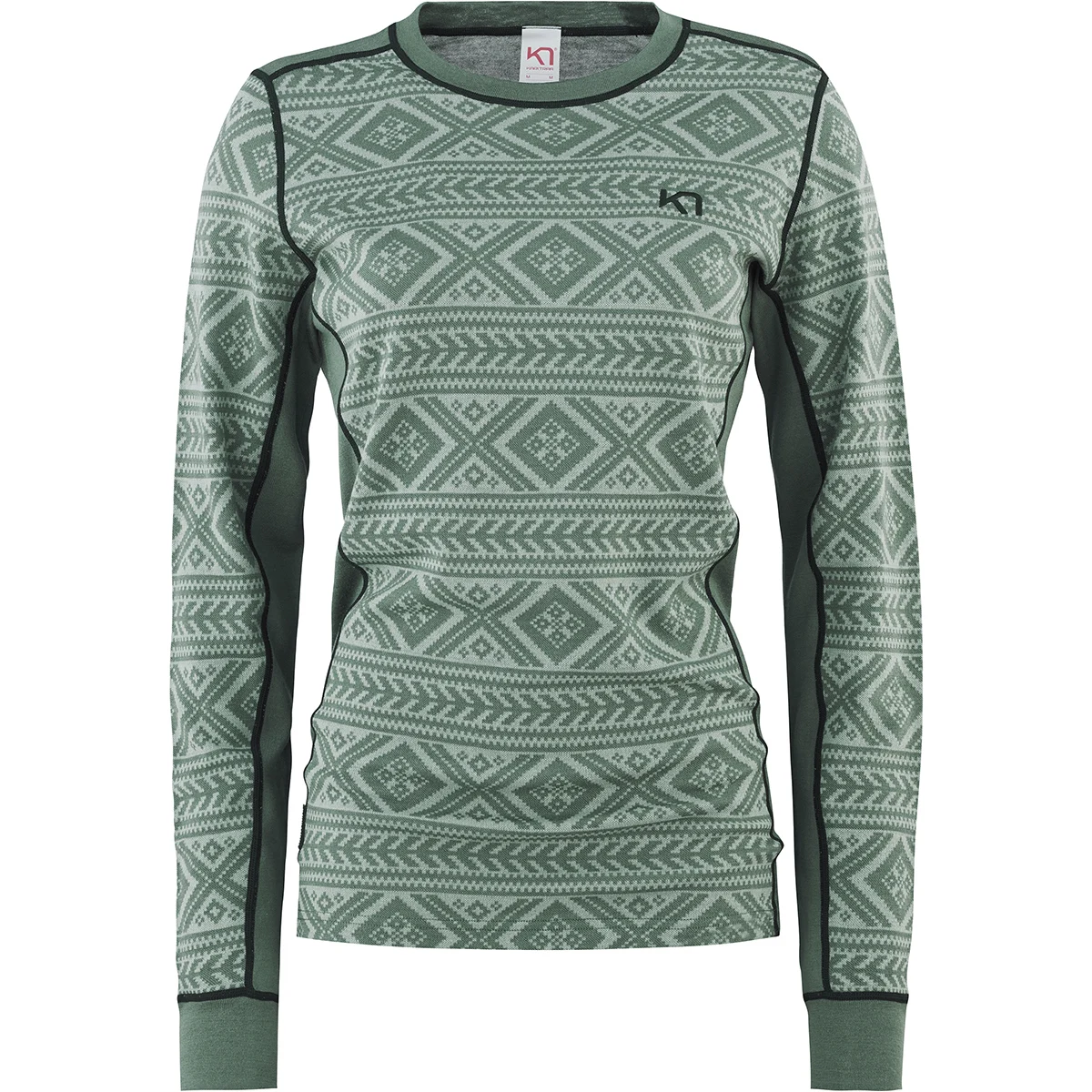 KARI TRAA FLOKE LS MURK  - Thermal T-shirt