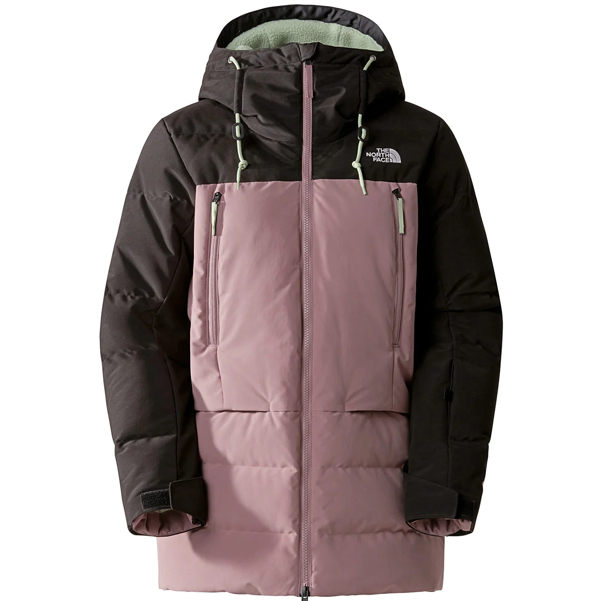 THE NORTH FACE W PALLIE DOWN JKT FAWN GREY/TNF BLACK  - Ski jacket