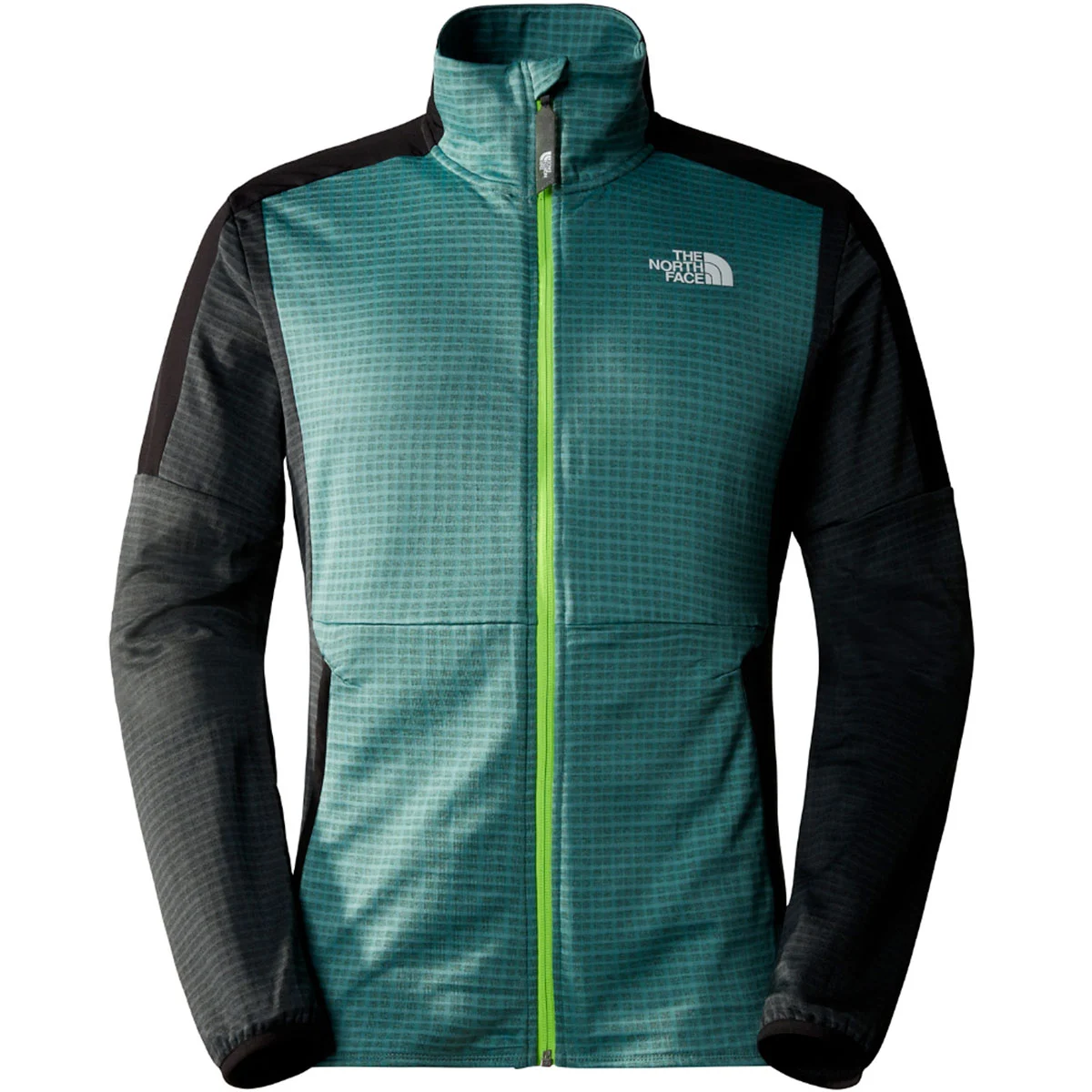THE NORTH FACE MIDDLE ROCK FZ FLEECE DARKSGDRKHEATHR  - Hiking fleece jacket