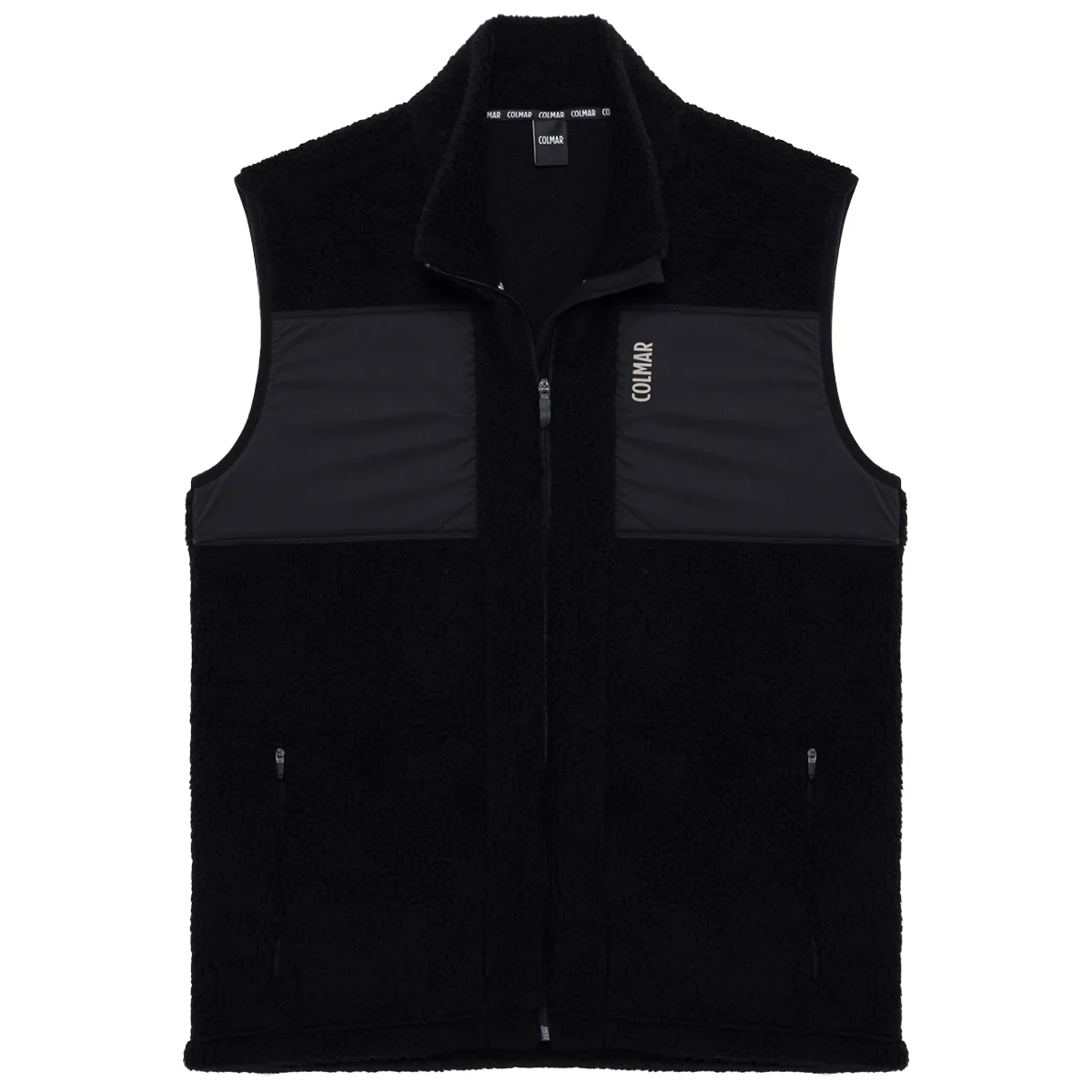 COLMAR MEN SWEATSHIRT BLACK-BLACK  - Fleece jacket