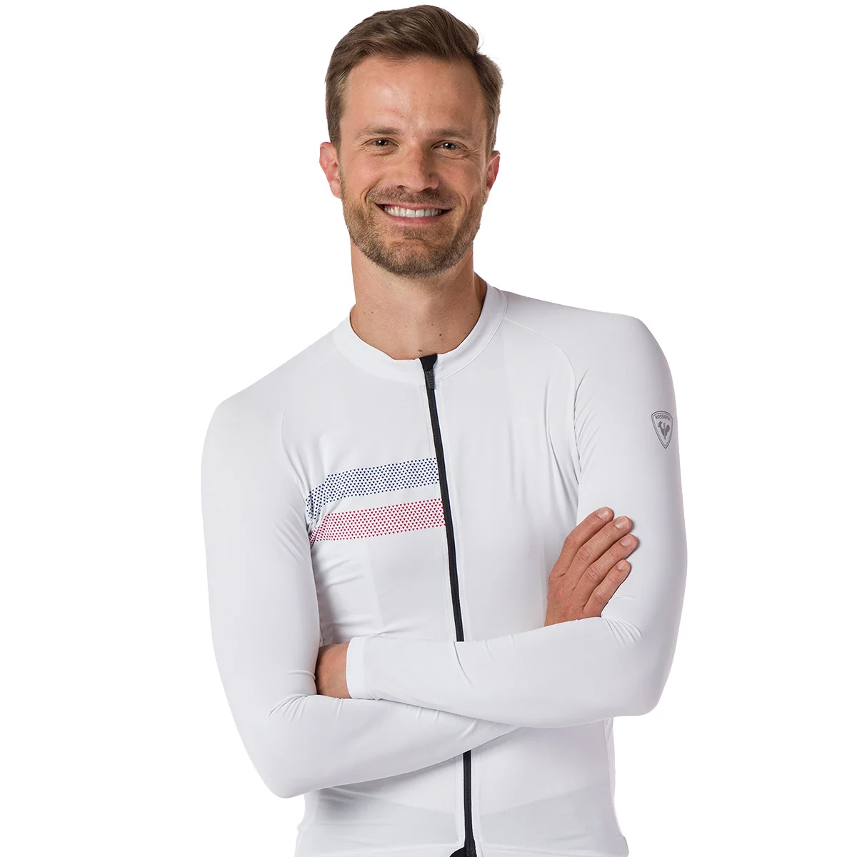 ROSSIGNOL RDB LS TEE WHITE  - Cycling jersey
