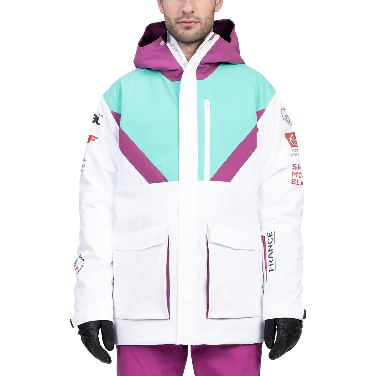 SUN VALLEY DUMP JACKET BLANC  - Ski jacket