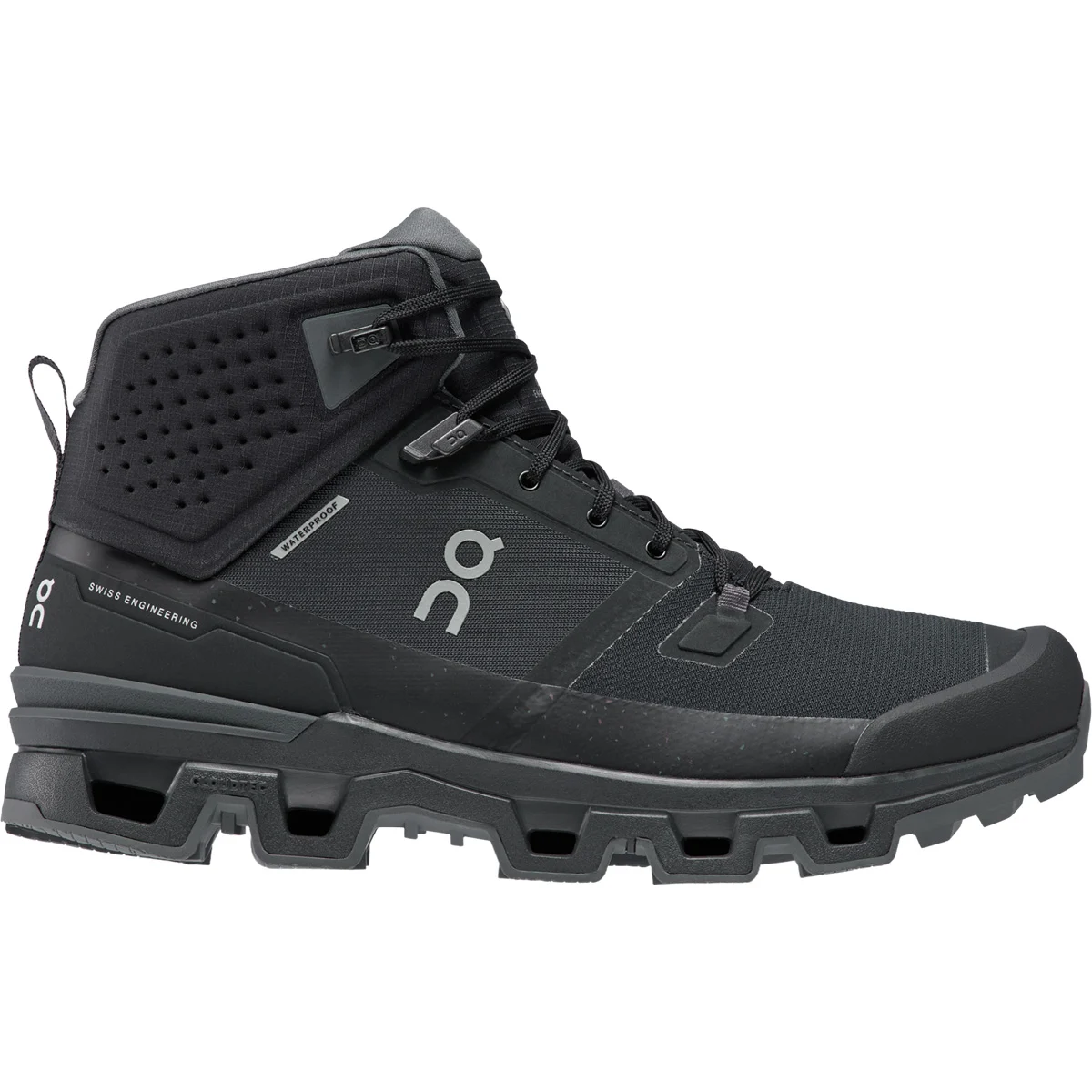 ON RUNNING CLOUDROCK 2 WATERPROOF W BLACK/ECLIPSE  - Mid-rise hiking boot
