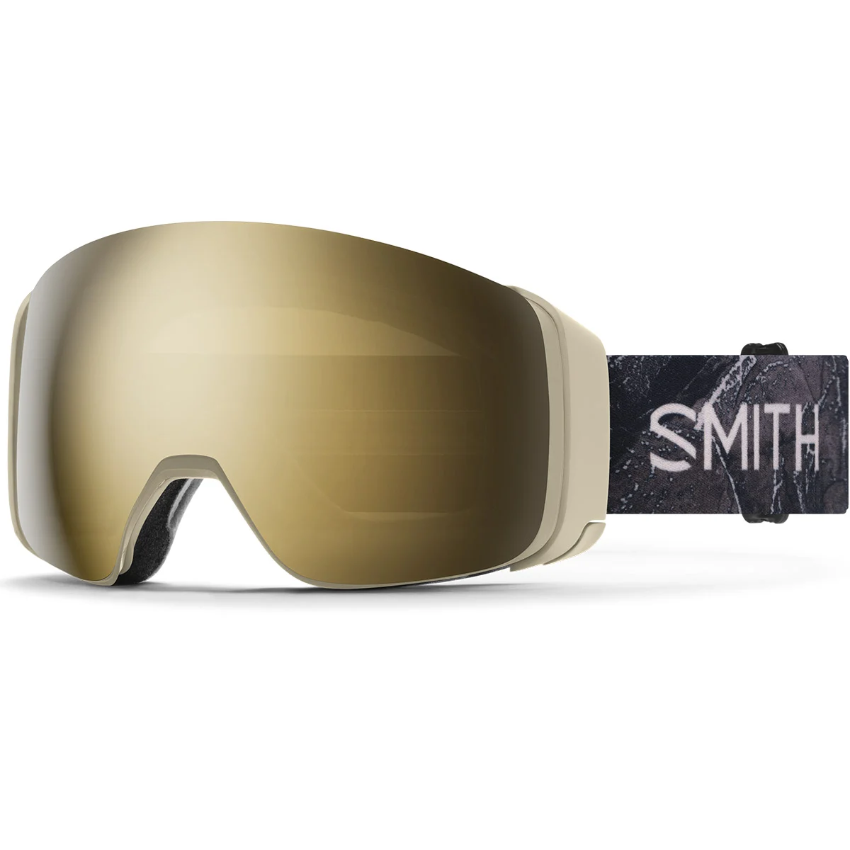 SMITH 4D MAG AC SAGE CHROMAPOP SUN BLACK GOLD MIRROR  - Ski goggles