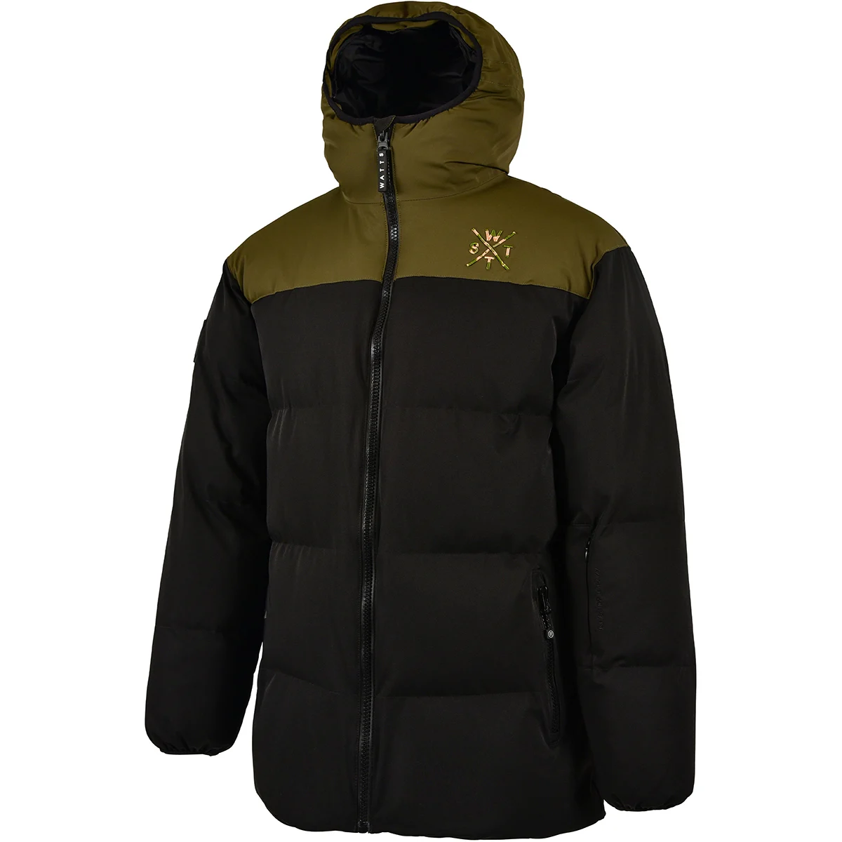 WATTS XBACK KAKI/BLACK  - Ski jacket