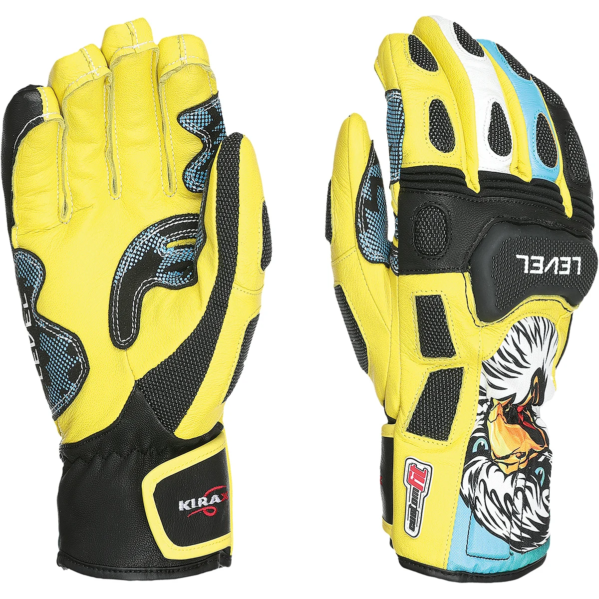 LEVEL GANT SQ CF PK RAINBOW  - Ski gloves