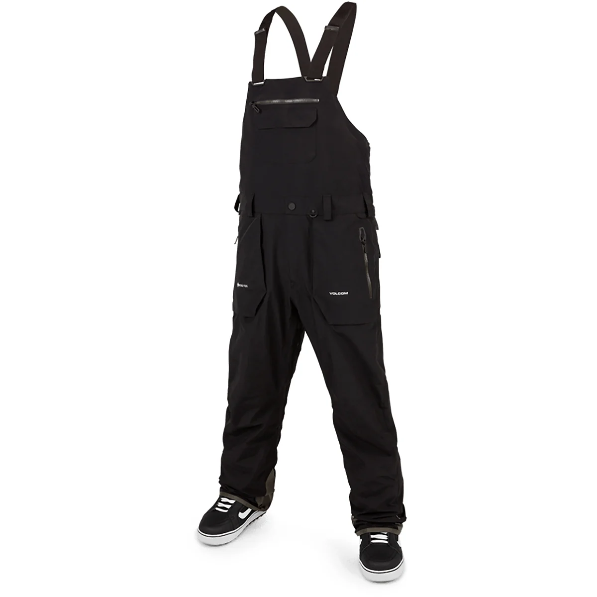 VOLCOM RAIN GORE-TEX BIB OVERALL BLACK  - Ski trousers