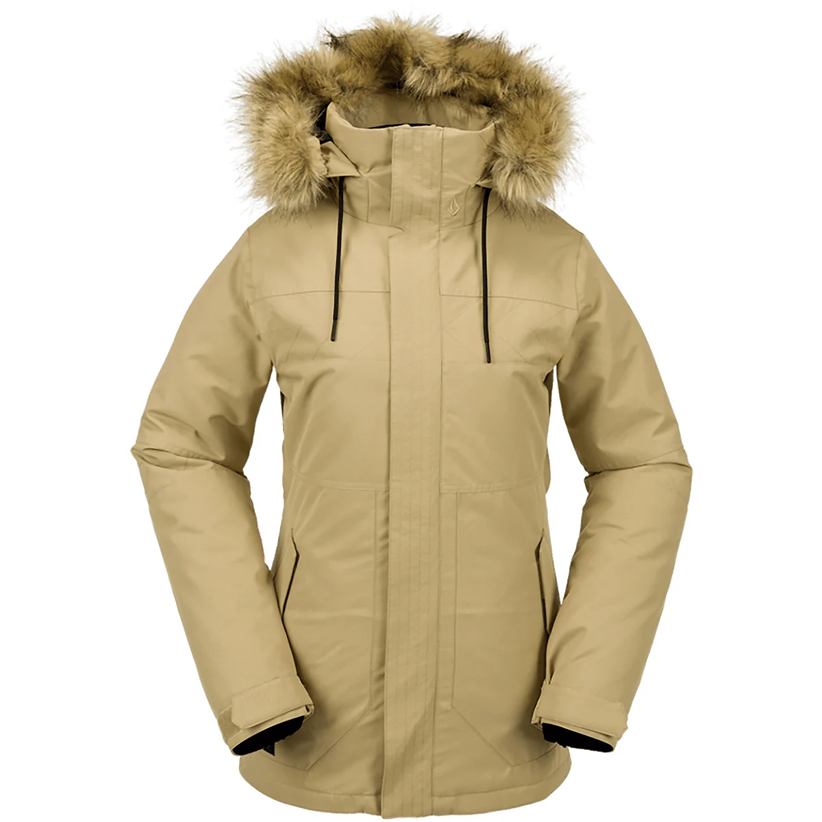 VOLCOM FAWN INS JACKET DARK KHAKI  - Ski jacket