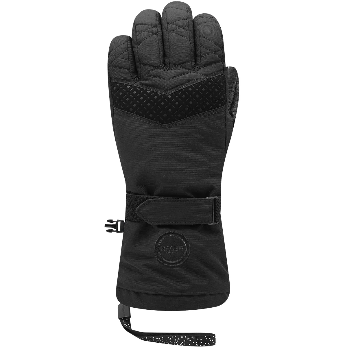 RACER ALOMA 6 BLACK BLACK  - Ski gloves