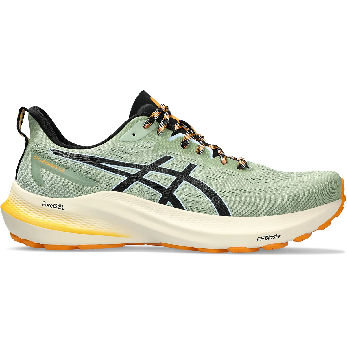 ASICS GT-2000 12 TR NATURE BATHING/FELLOW YELLOW  - Running shoe