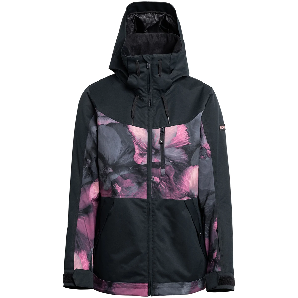 ROXY PRESENCE PARKA SNJT TRUE BLACK PANSY PANSY  - Ski jacket