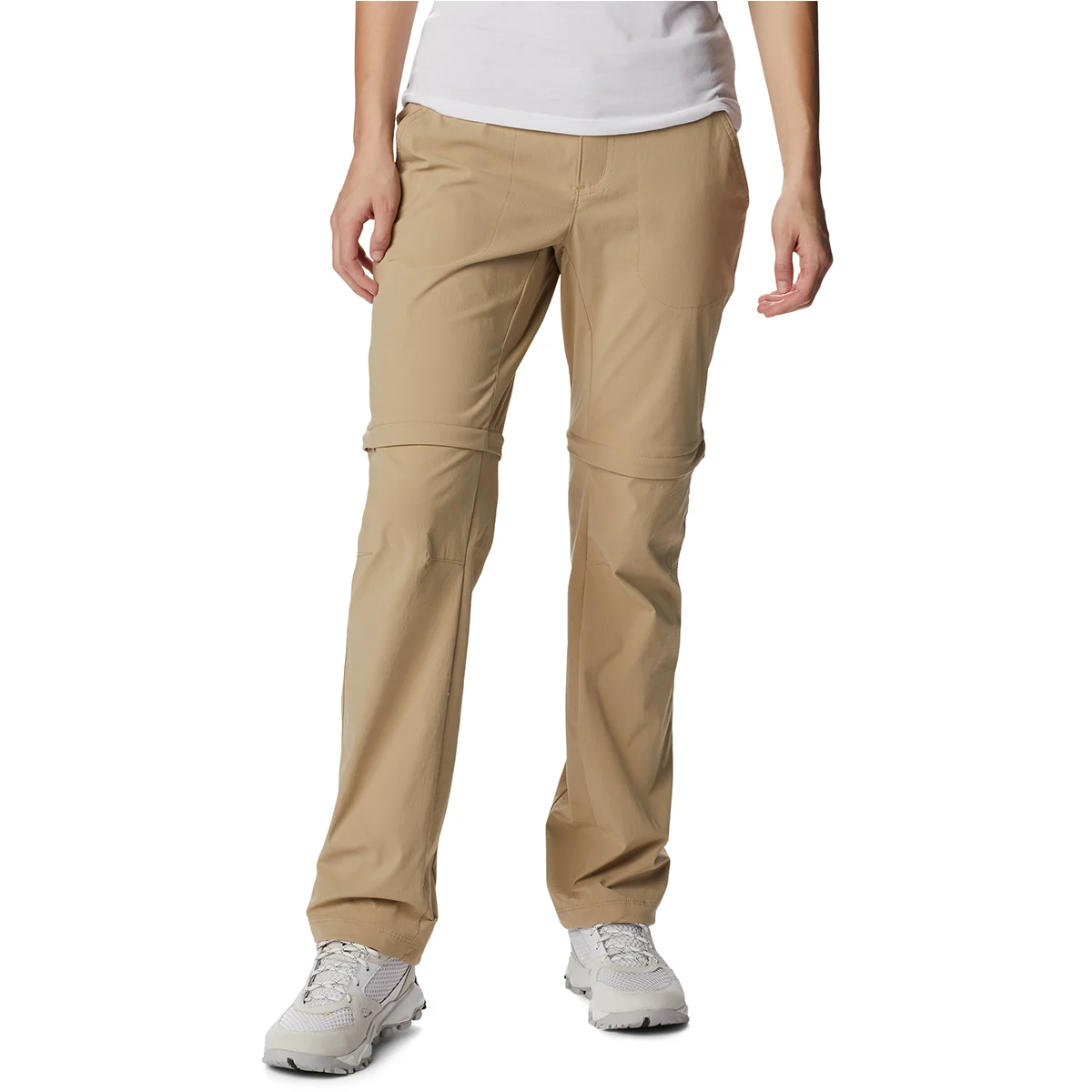 COLUMBIA SATURDAY TRAIL II EU CONVERTIBLE PANT BRITISH TAN  - Hiking trousers